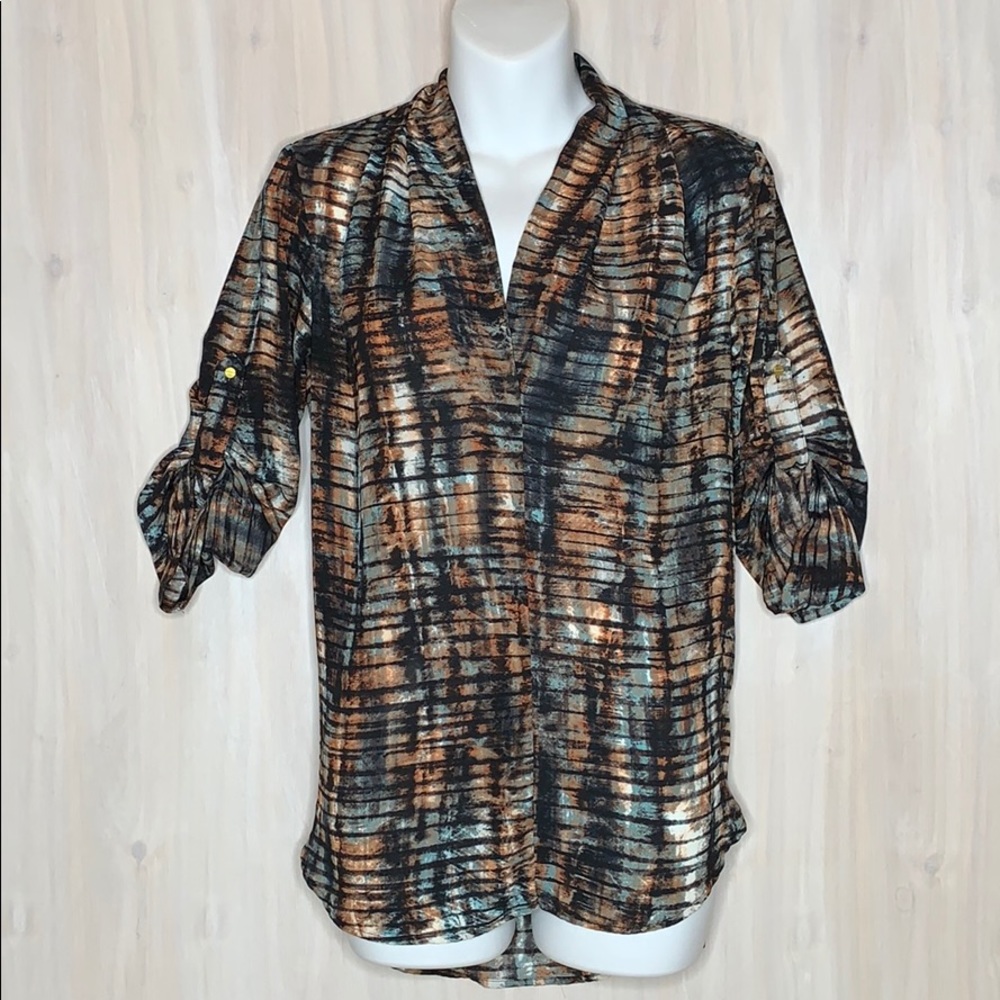 ⭐️ MASSIMO SMALL PETITE BLOUSE MULTI COLORED